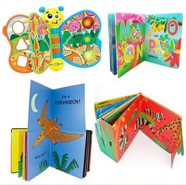 Op maat gemaakte hardcover boeken 8 x 8 inch Kinderen Kleuter Kleurenboek Verhalenboeken Drukdienst