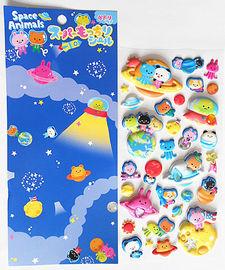 Custom Puffy Stickers Decoratie PVC 3D Foam Stickers Offset Printing Voor kinderen