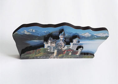 Gepersonaliseerde foto-afdrukkoelkastmagneet 3D MDF Houten koelkastmagneet Gepersonaliseerde foto-koelkastmagneten