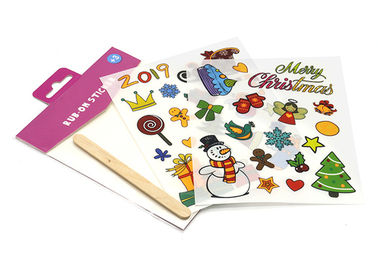 Gepersonaliseerde logo-stickers droog overbrengen Tijdelijke aangepaste tatoeage-stickers 4 * 5,8 cm Grootte Voor kleding