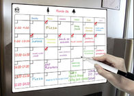 Monthly Planner Koelkast 17X12 Inch Magnetische Perpetual Calendar Custom Magnetische Notepads
