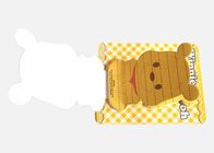 Afdrukbare plakknopen Winnie Bear vorm Cool Post Het noten Custom plakknopen CMYK Afdrukbaar