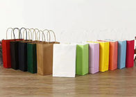 Kleurpapieren winkeltasjes van 250 gram Kleurpapieren winkeltasjes Kraft Bruine winkeltassen met handvaten