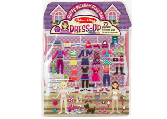 3d Puffy Stickers Puffy Sticker Activity Sets met Dress Up Mermaid Fairy Themes en draagbaar ontwerp voor onafhankelijk spelen